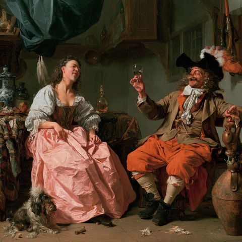 Gabriel Metsu style (Painters), Midjourney V8.2