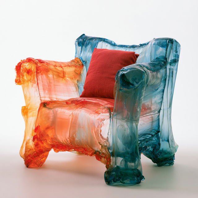 Gaetano Pesce style, Midjourney V8.2, render 3 of 4