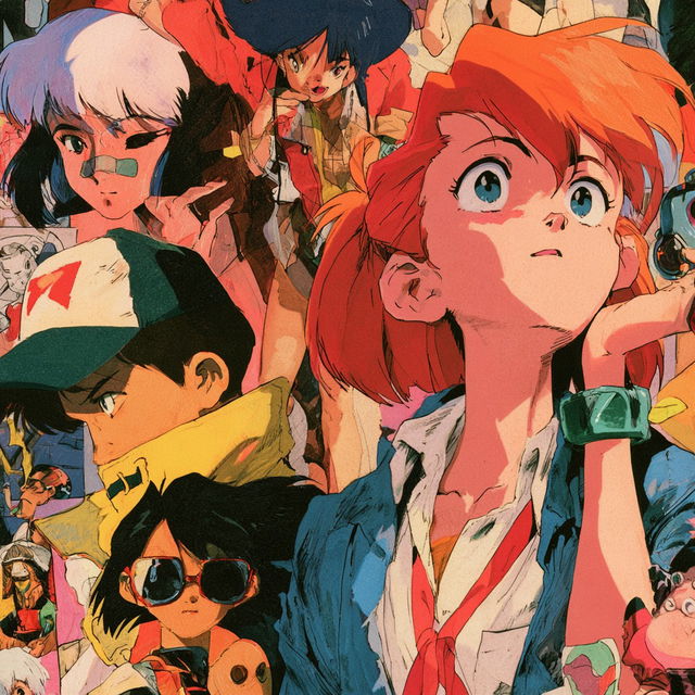 Gainax style, Midjourney V8.2, render 3 of 4
