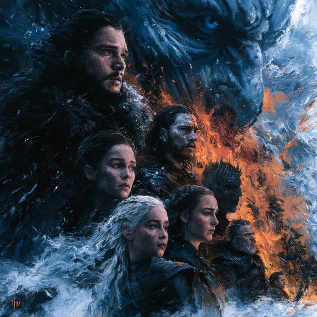 Game of Thrones style, Midjourney V8.2, render 1 of 4