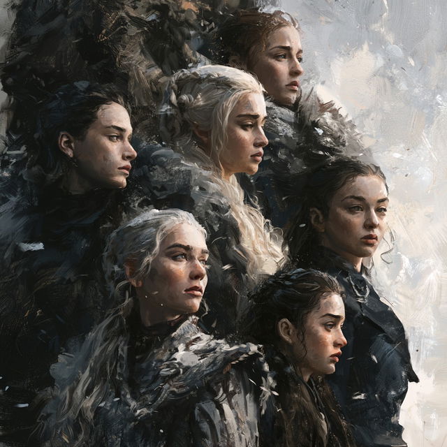 Game of Thrones style, Midjourney V8.2, render 4 of 4