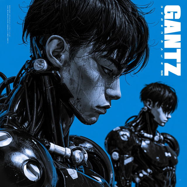 Gantz style, Midjourney V8.2, render 4 of 4