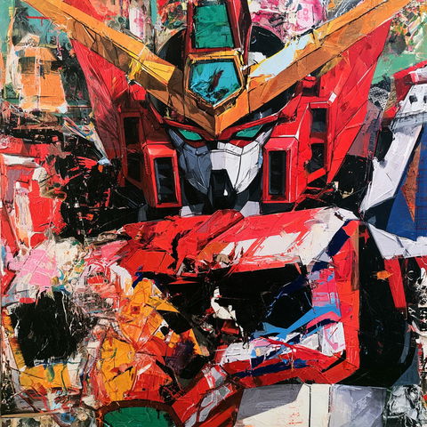 GaoGaiGar style (Titles), Midjourney V8.2