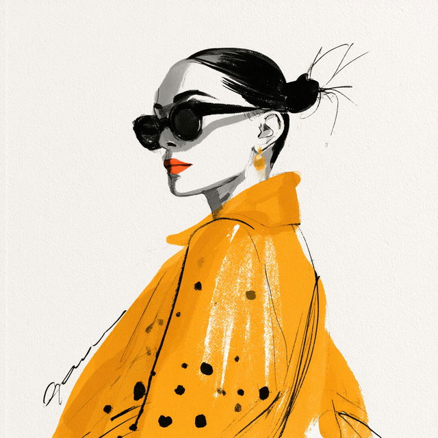 Garance Dore style, Midjourney V8.2, render 1 of 4