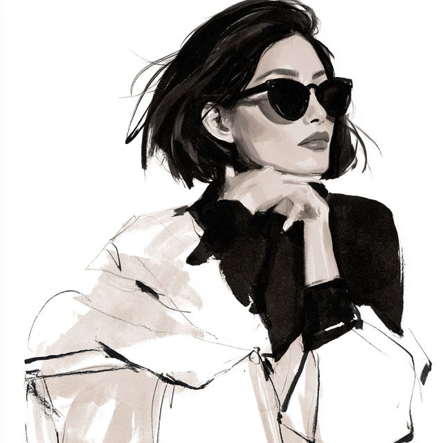 Garance Dore style, Midjourney V8.2, render 4 of 4