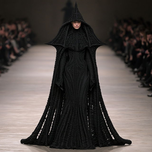 Gareth Pugh style, Midjourney V8.2, render 2 of 4