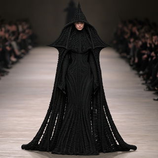 Gareth Pugh style, Midjourney V8.2, render 2 of 4
