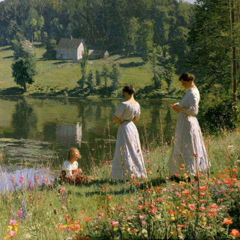 Gari Melchers style (Painters), Midjourney V8.2
