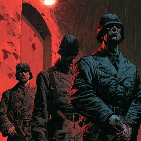 Garth Ennis style (Illustrators), Midjourney V8.2