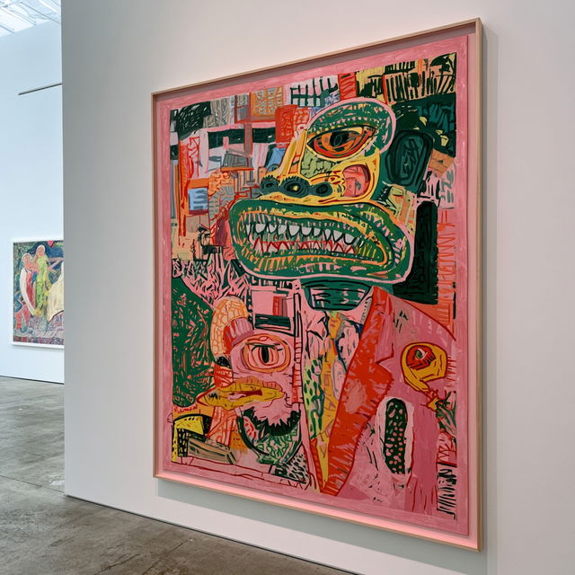 Gary Panter style, Midjourney V8.2, render 4 of 4