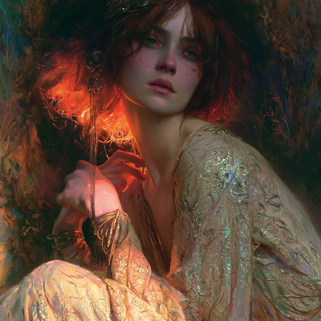 Gaston Bussiere style, Midjourney V8.2, render 2 of 4
