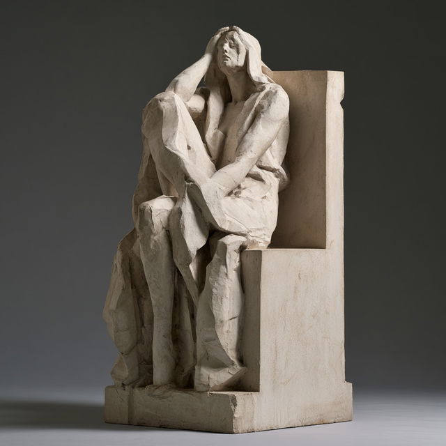 Gaston Lachaise style, Midjourney V8.2, render 2 of 4