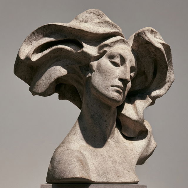 Gaston Lachaise style, Midjourney V8.2, render 4 of 4