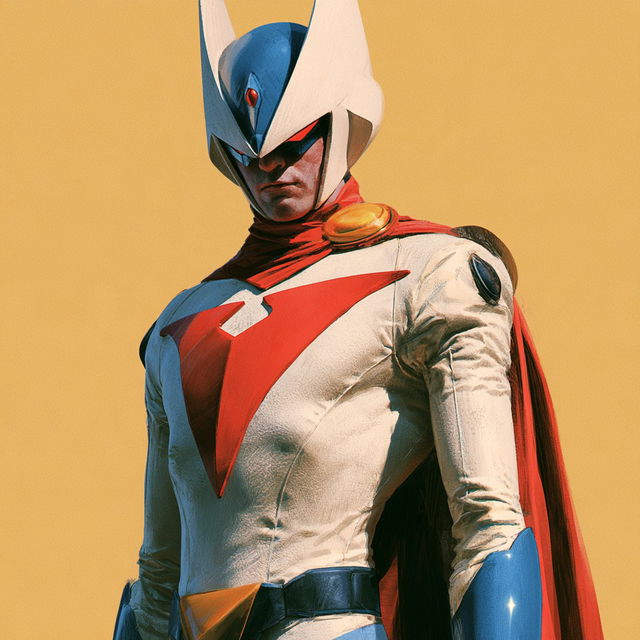 Gatchaman style, Midjourney V8.2, render 2 of 4