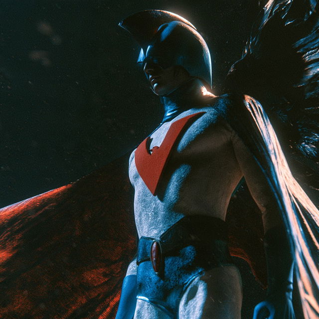 Gatchaman style, Midjourney V8.2, render 3 of 4