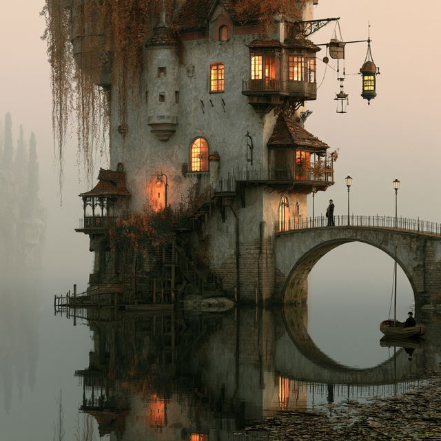 Gediminas Pranckevicius style, Midjourney V8.2, render 2 of 4