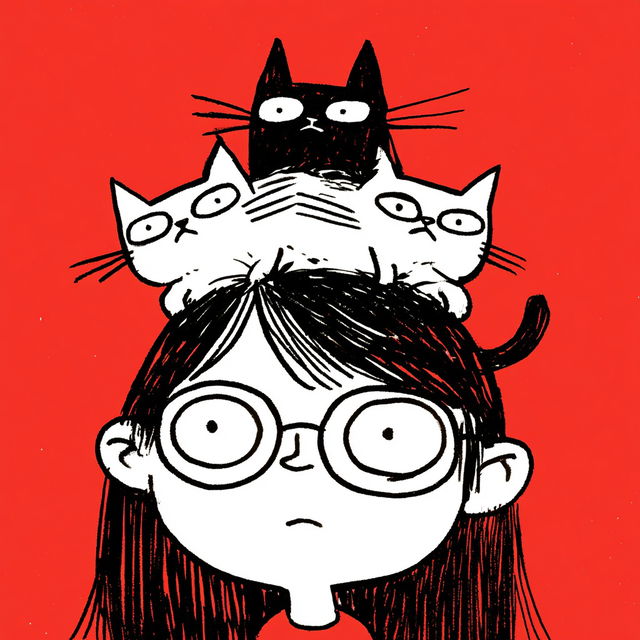 Gemma Correll style, Midjourney V8.2, render 2 of 4