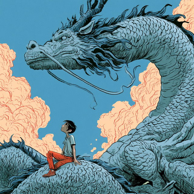 Gene Luen Yang style, Midjourney V8.2, render 3 of 4
