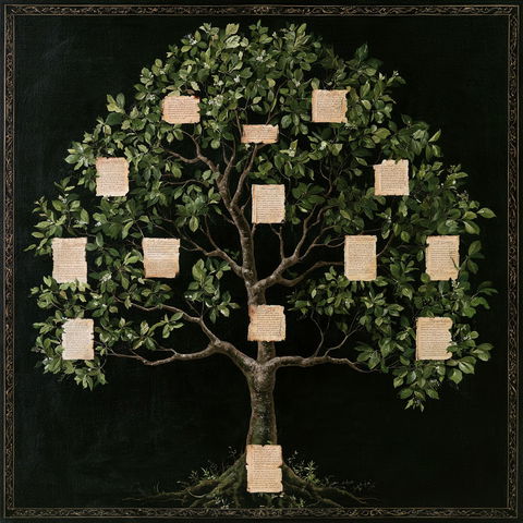 Genealogical tree style (Techniques), Midjourney V8.2