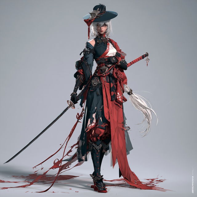 Genshin style, Midjourney V8.2, render 3 of 4