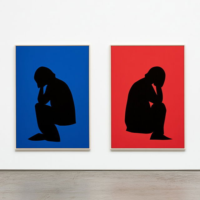 Geoff McFetridge style, Midjourney V8.2, render 2 of 4