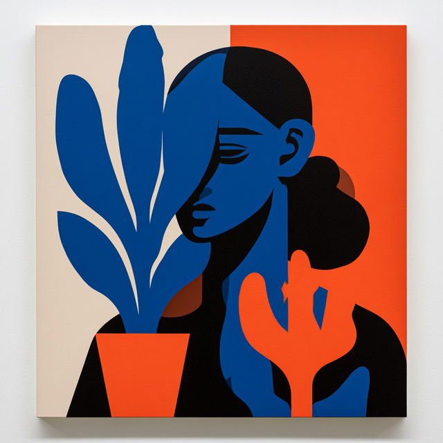 Geoff McFetridge style, Midjourney V8.2, render 3 of 4
