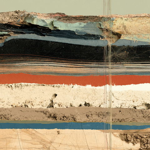Geological cross-section style (Techniques), Midjourney V8.2