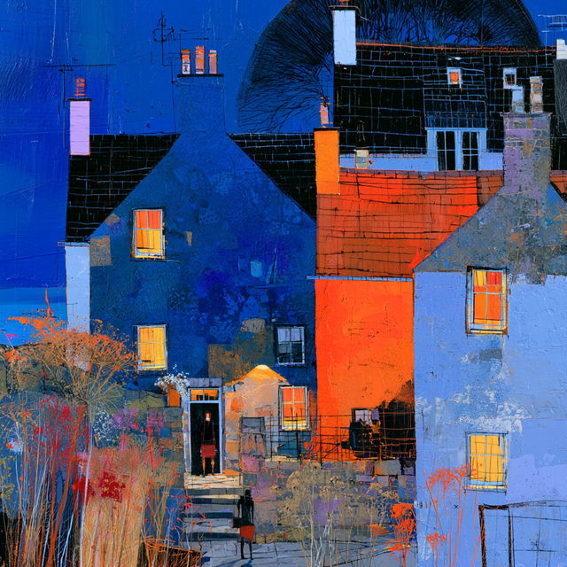 George Birrell style, Midjourney V8.2, render 4 of 4