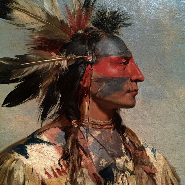 George Catlin style, Midjourney V8.2, render 2 of 4