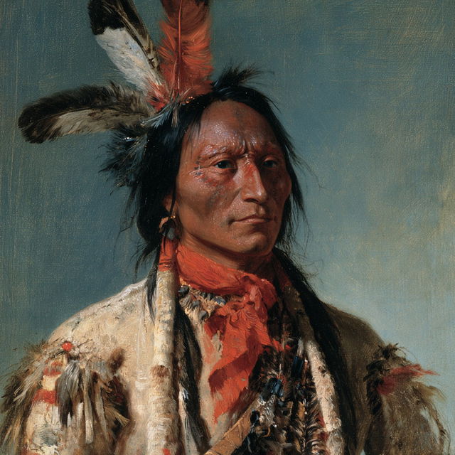 George Catlin style, Midjourney V8.2, render 3 of 4
