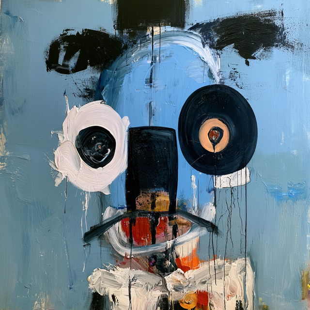 George Condo style, Midjourney V8.2, render 2 of 4