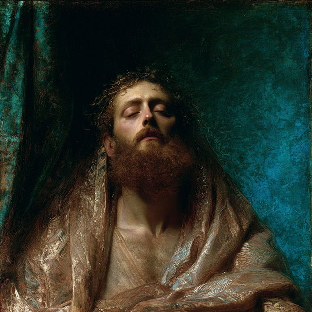 George Frederic Watts style, Midjourney V8.2, render 3 of 4