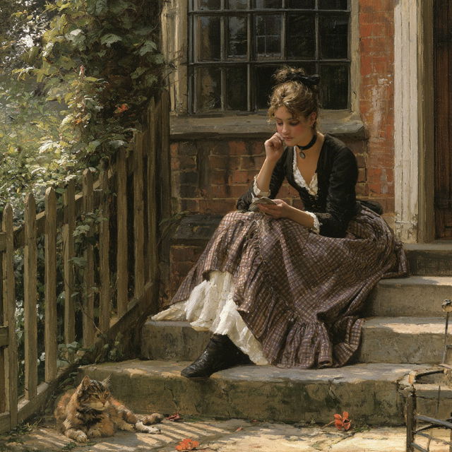 George Goodwin Kilburne style, Midjourney V8.2, render 2 of 4