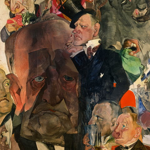 George Grosz style (Painters), Midjourney V8.2