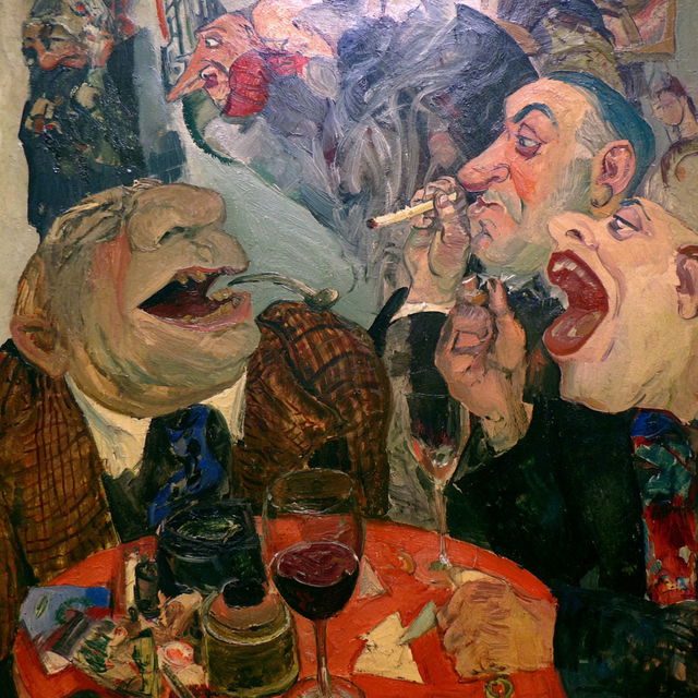 George Grosz style, Midjourney V8.2, render 4 of 4