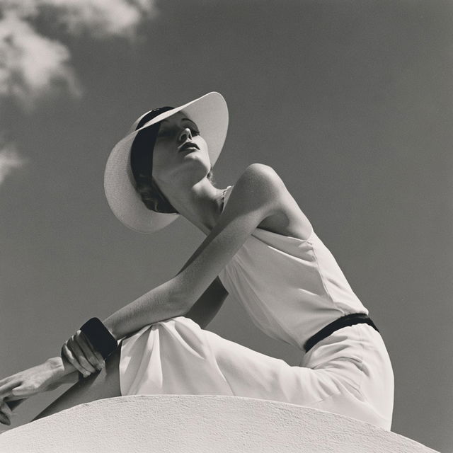 George Hoyningen-Huene style, Midjourney V8.2, render 2 of 4