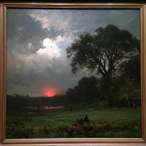 George Inness style (Painters), Midjourney V8.2
