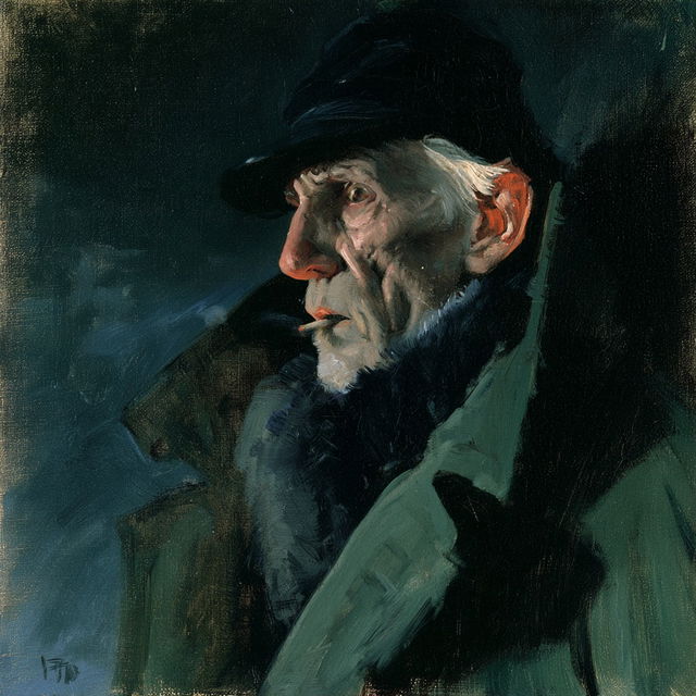 George Luks style, Midjourney V8.2, render 2 of 4