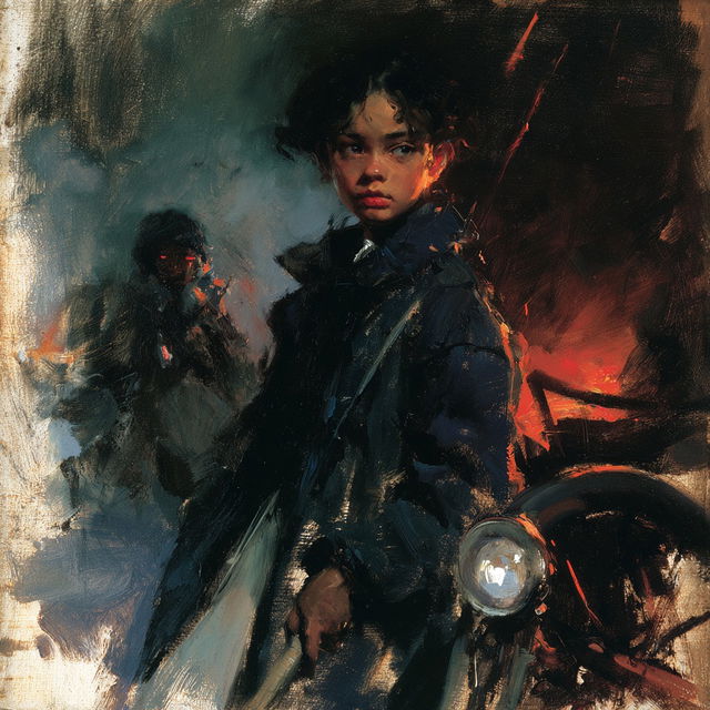 George Luks style, Midjourney V8.2, render 3 of 4