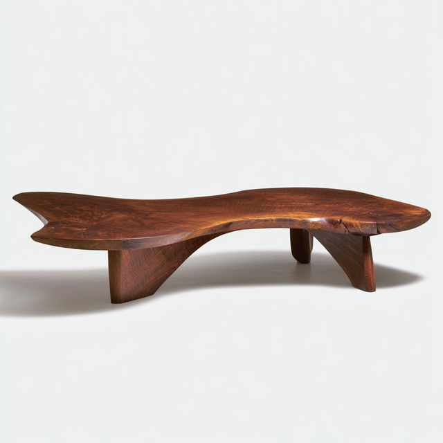 George Nakashima style, Midjourney V8.2, render 4 of 4