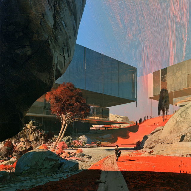 George Nelson style, Midjourney V8.2, render 1 of 4