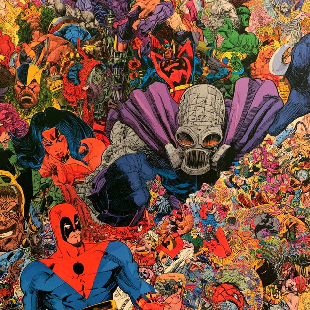 George Perez style, Midjourney V8.2, render 4 of 4