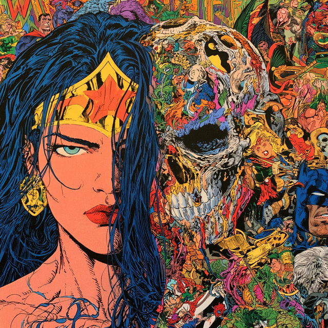 George Perez style, Midjourney V8.2, render 3 of 4