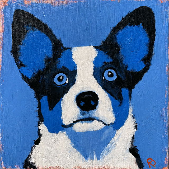 George Rodrigue style, Midjourney V8.2, render 4 of 4