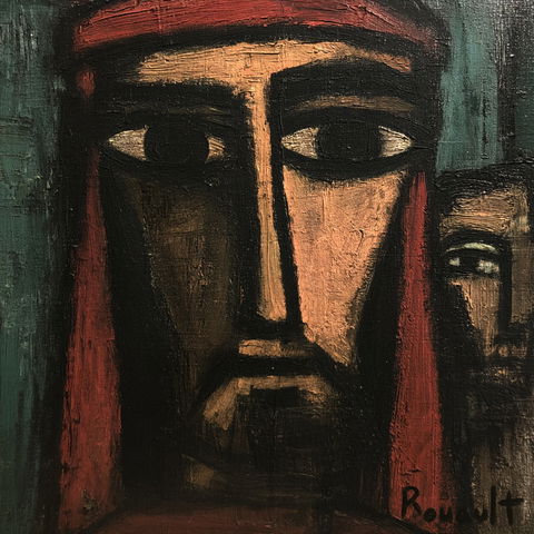 George Rouault style (Painters), Midjourney V8.2