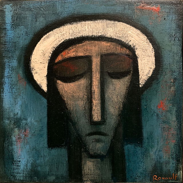 George Rouault style, Midjourney V8.2, render 3 of 4
