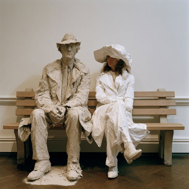 George Segal style, Midjourney V8.2, render 3 of 4