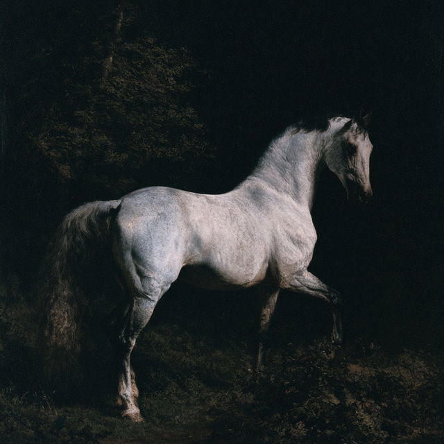 George Stubbs style, Midjourney V8.2, render 2 of 4