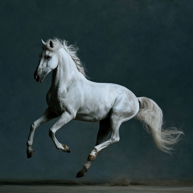 George Stubbs style, Midjourney V8.2, render 3 of 4