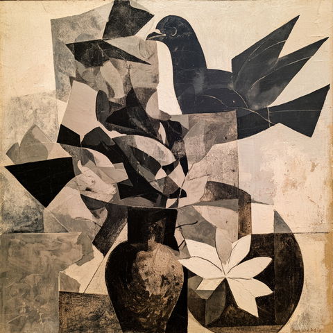 Georges Braque style (Painters), Midjourney V8.2